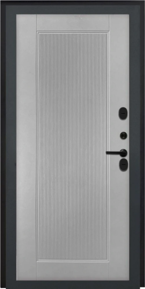 Входная дверь ДвериПРО L Термо ПВХ 10мм Астрод Velutto Grigio DPRO200386 внутренняя сторона