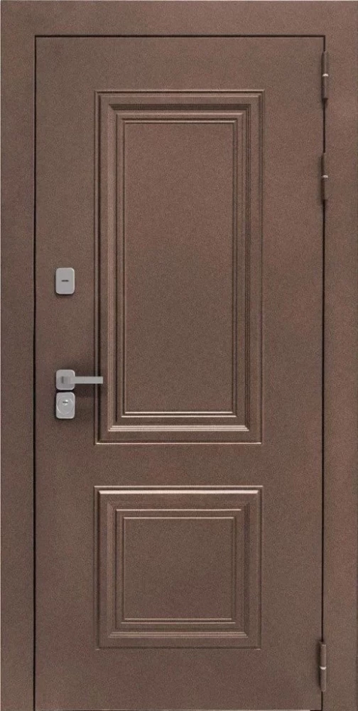 Входная дверь ДвериПРО Д-68 СБ-1 (лак. белое, 16мм, беленый дуб) DPRO197041 внешняя сторона