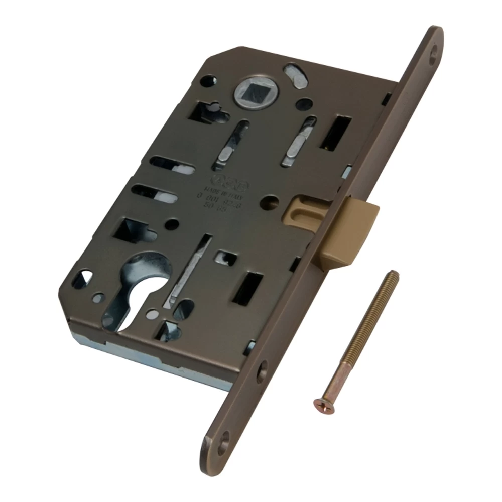 Фото Корпус врезного замка под цилиндр MEDIANA EVOLUTION B01103.50.12 (античная бронза)